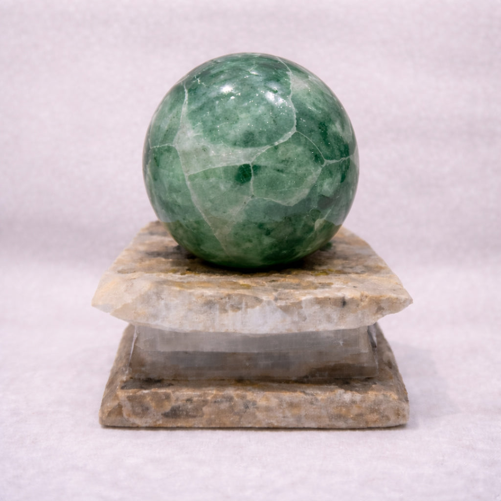 multi fluorite sphere for focus learning and mental balance