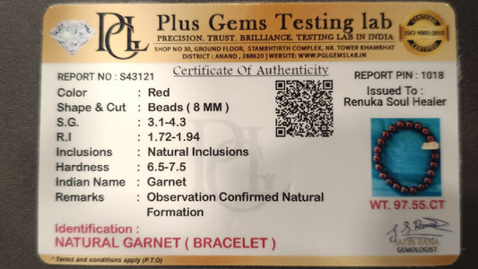 Garnet Bracelet