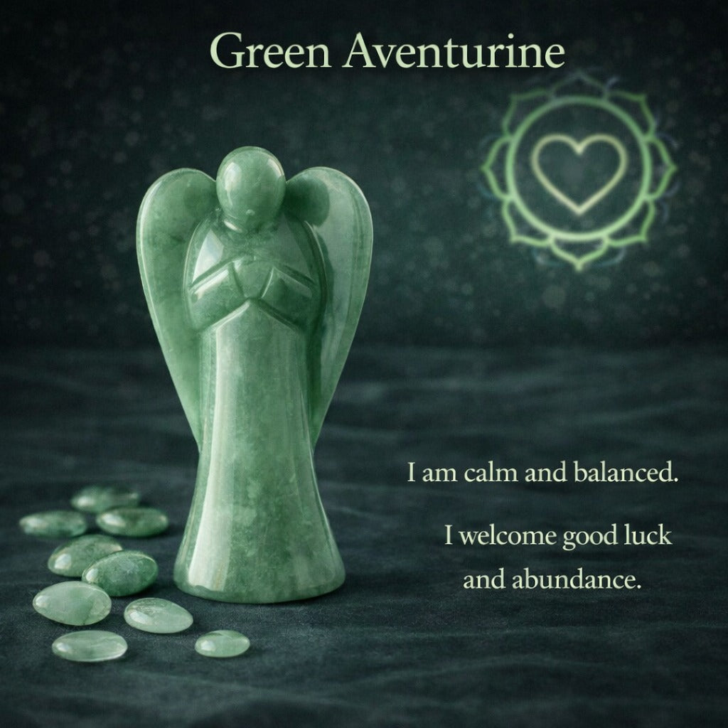 Green Aventurine Angel
