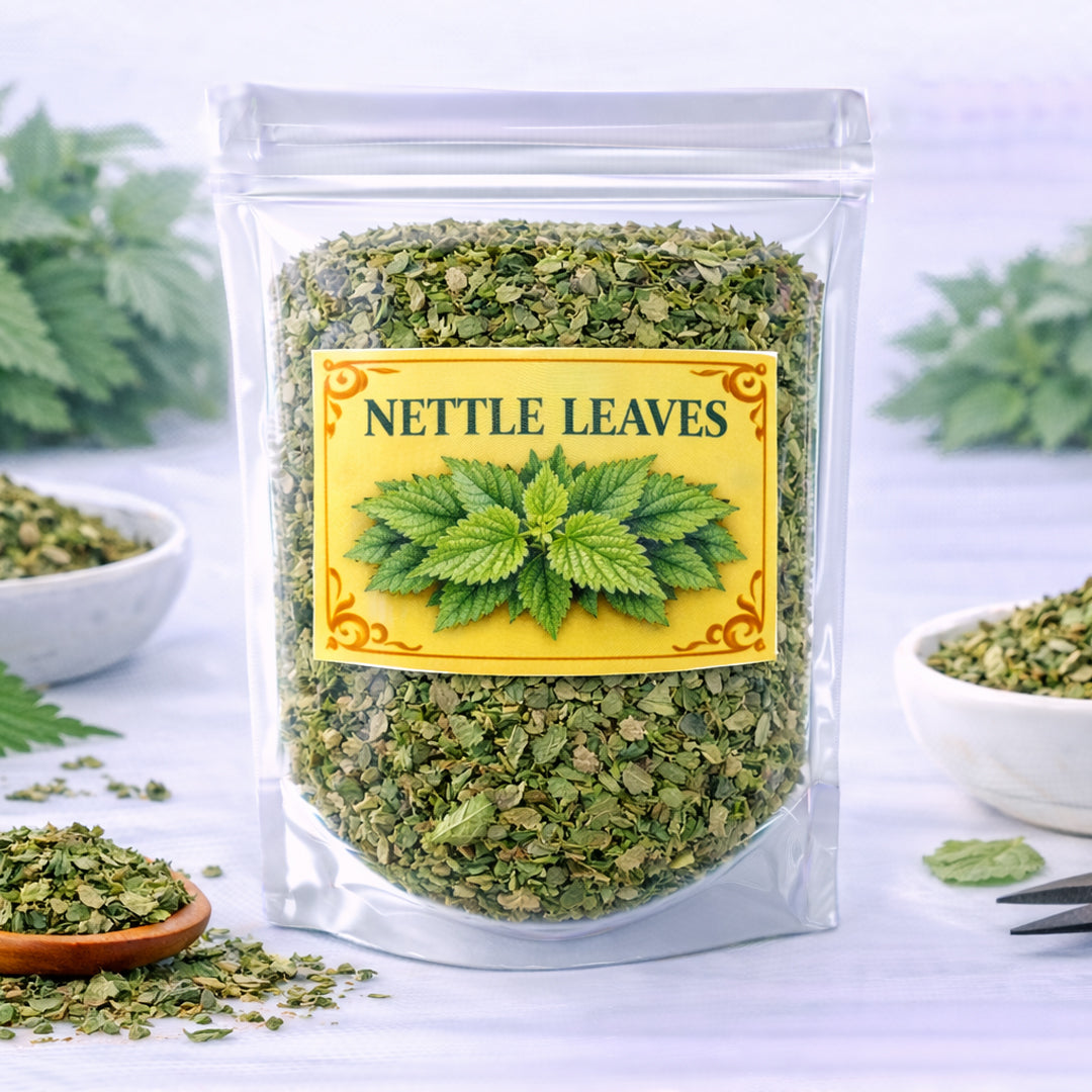 nettle leaves for strength vitality and grounding