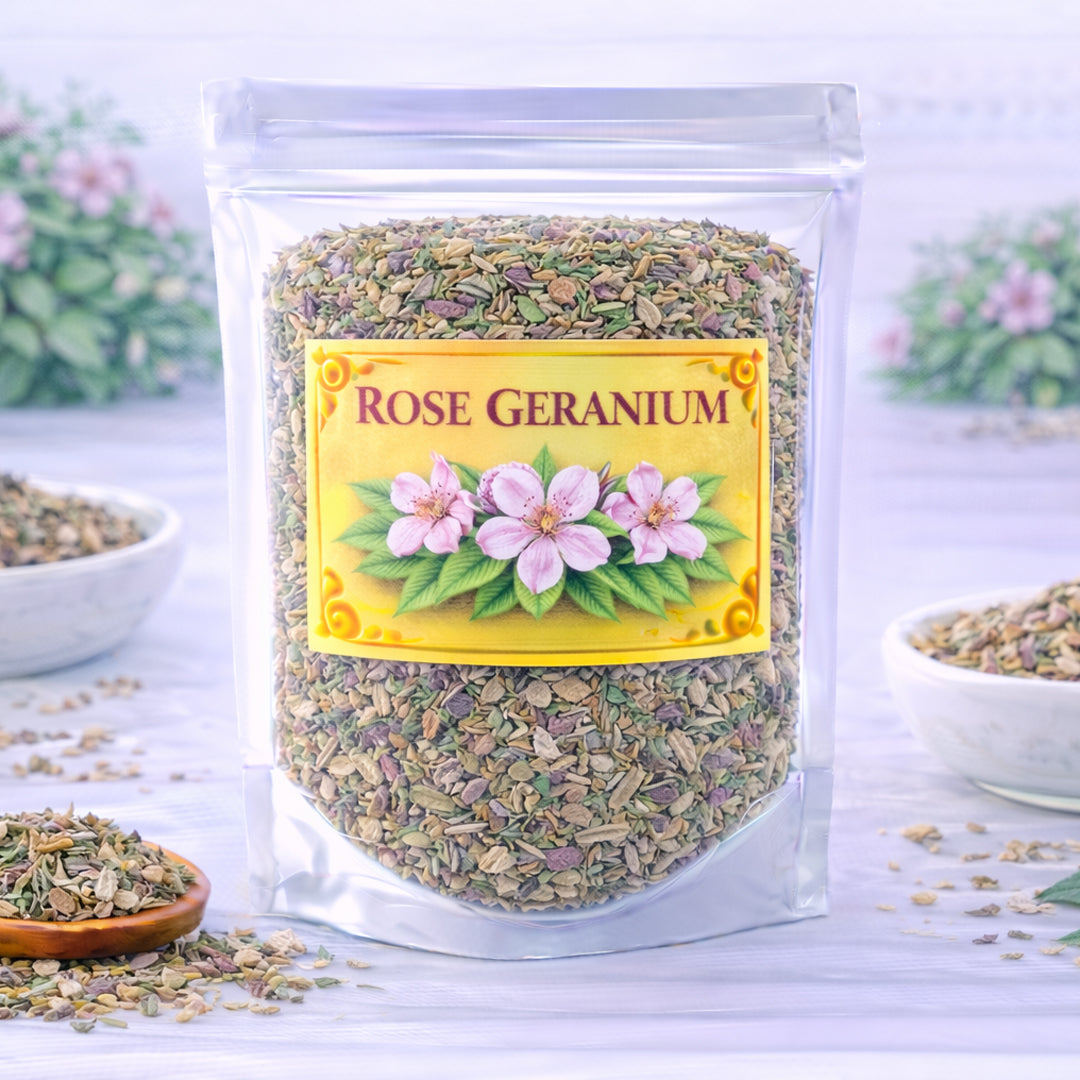 rose geranium for emotional balance love and calm