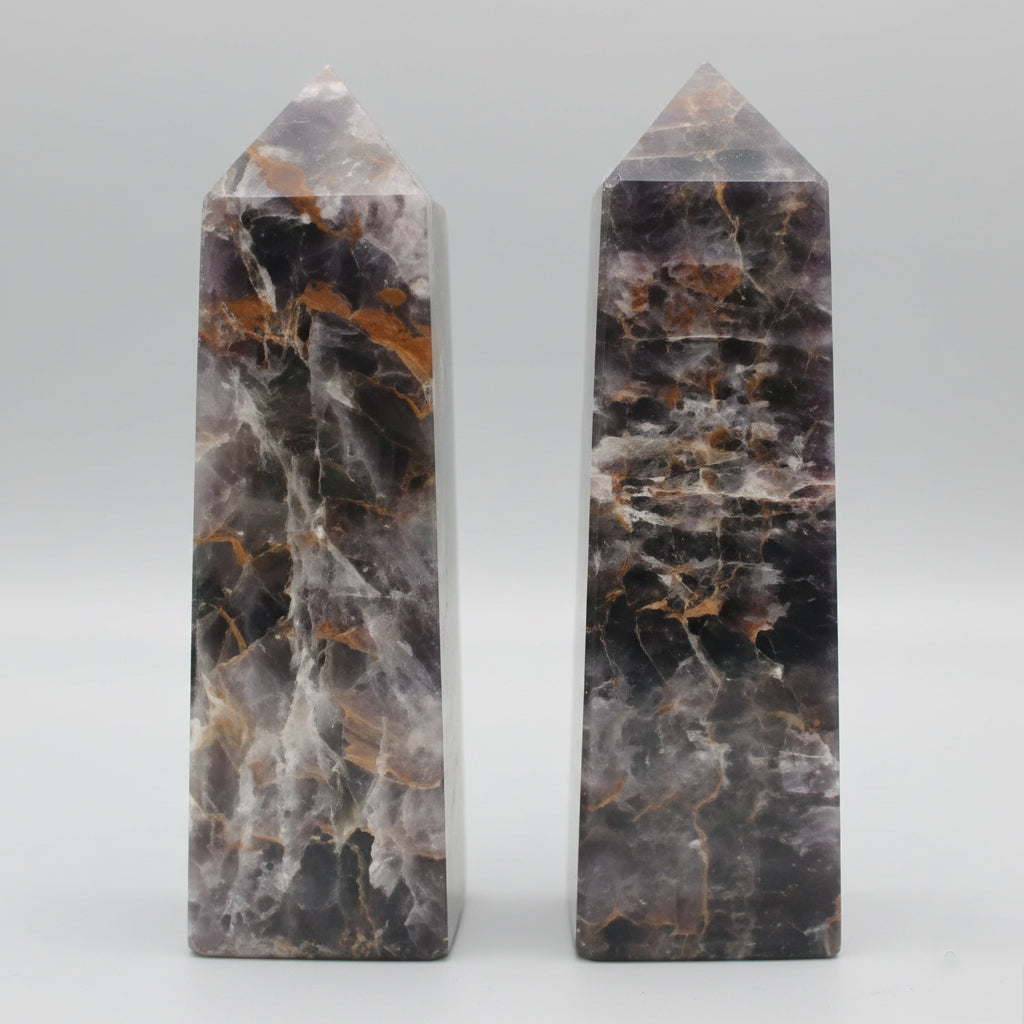 Amethyst jumbo crystal tower for home decor