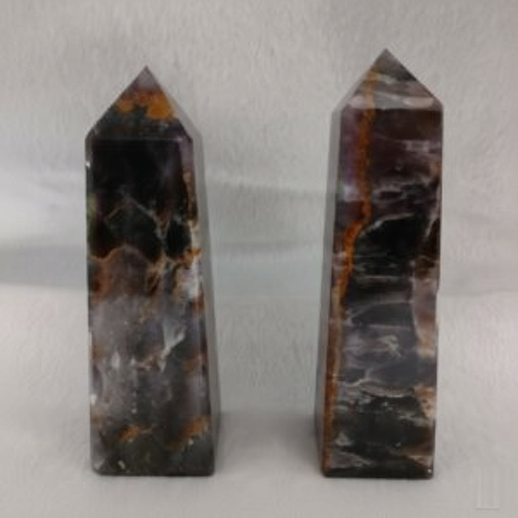 Amethyst tower crystal decor