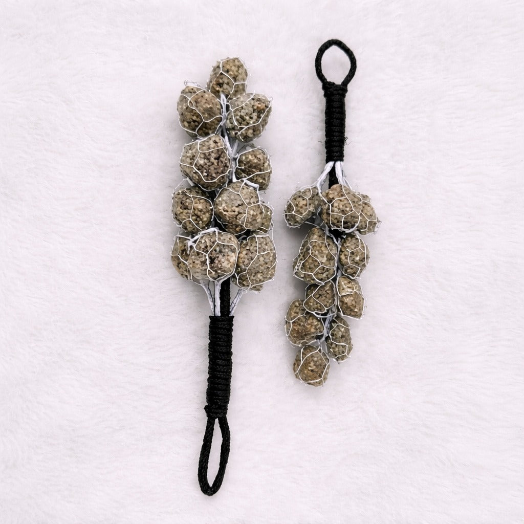 pyrite hanging for confidence motivation and abundance energy