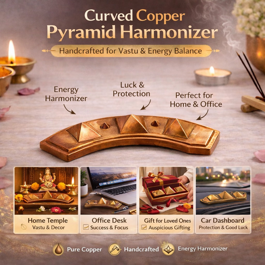 Copper Clockwise Arrow Pyramid