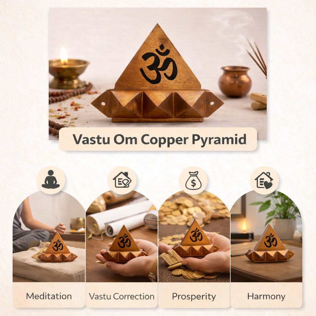Vastu Om Copper Pyramid