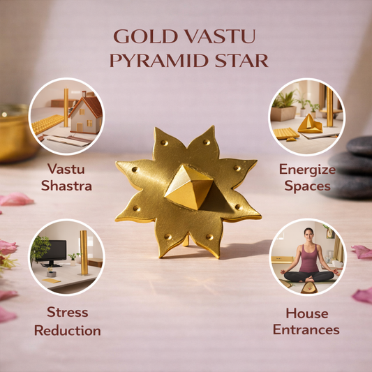 Brass Plate with pyramid