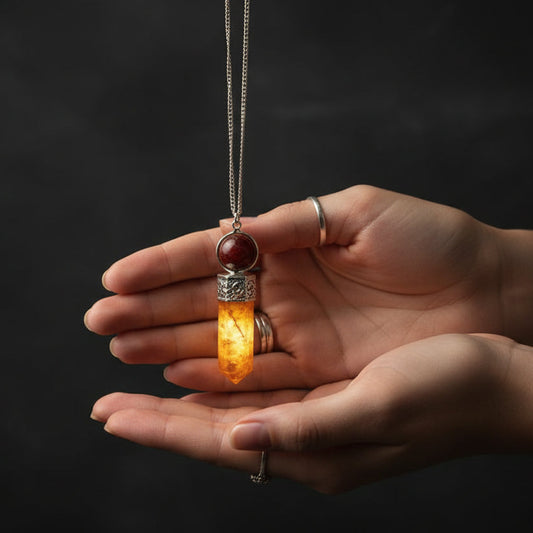 Natural Red Carnelian pendulum