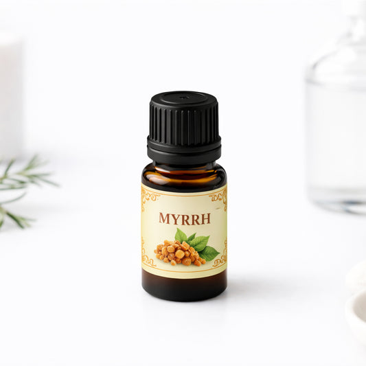 myrrh oil for grounding emotional healing and reflection