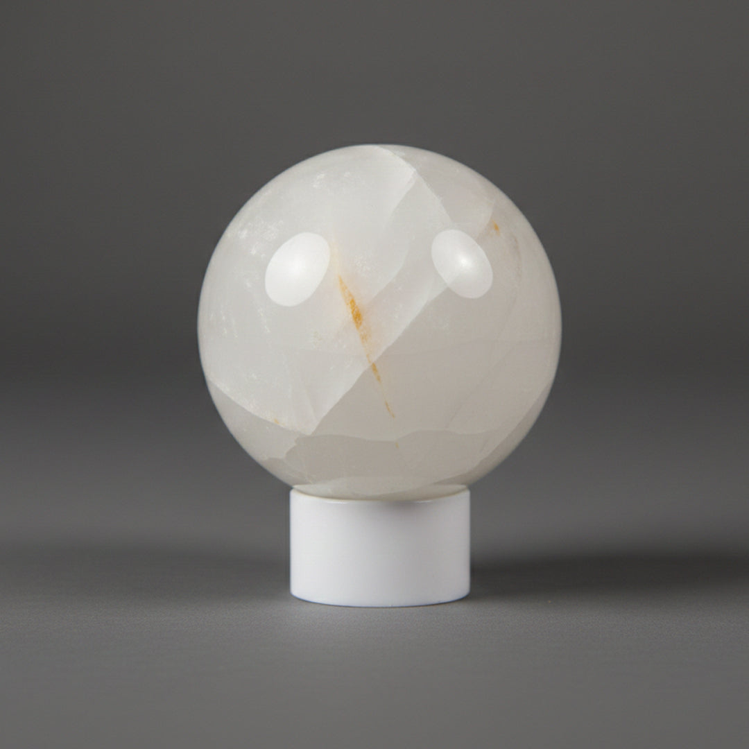 clear quartz sphere for balance purification and awareness