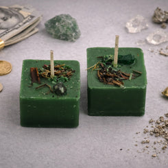 attract money intention tealight for abundance
