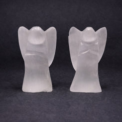 selenite angel crystal for calm energy