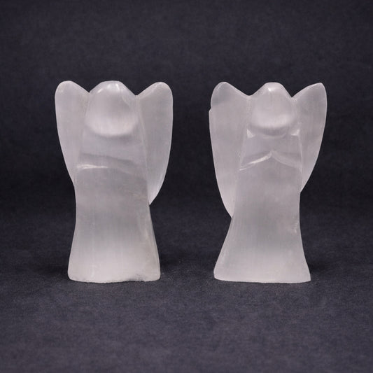 selenite angel crystal for calm energy