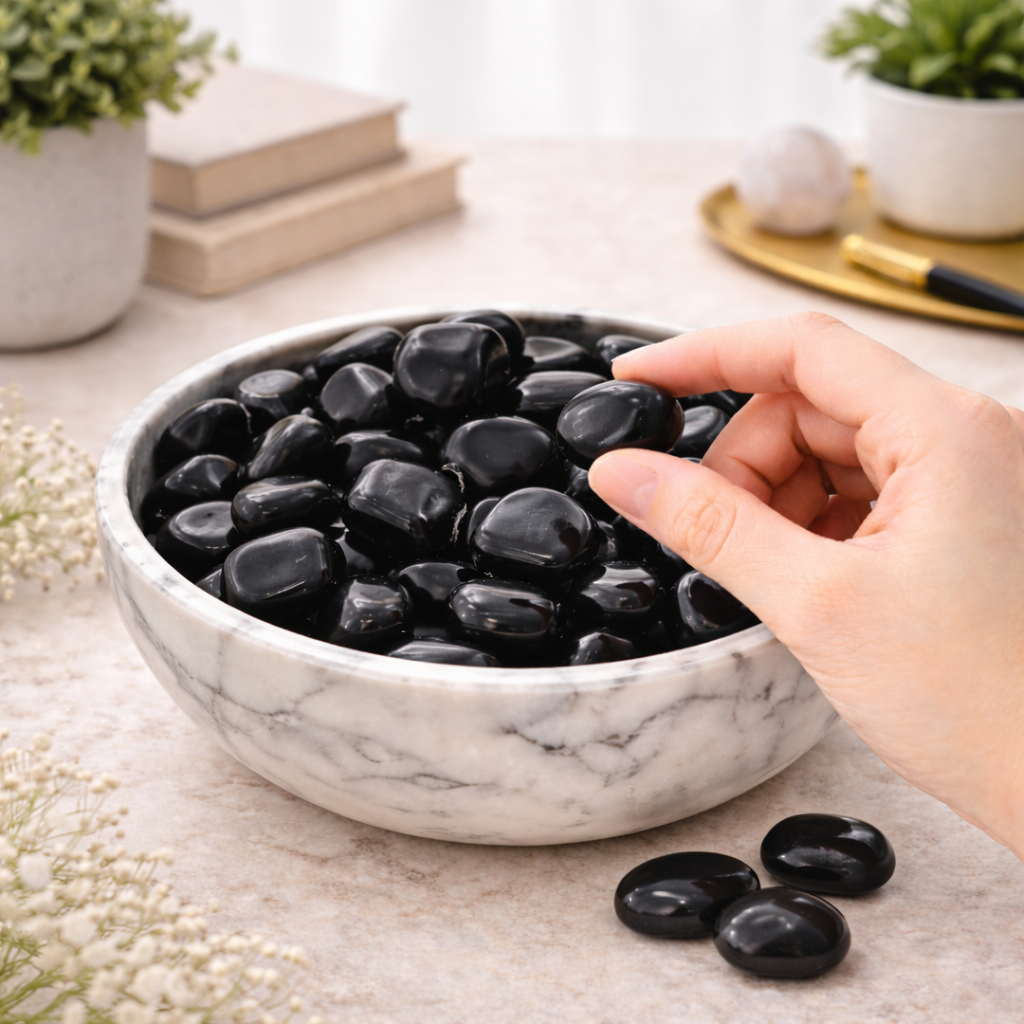 Black Obsidian Tumble