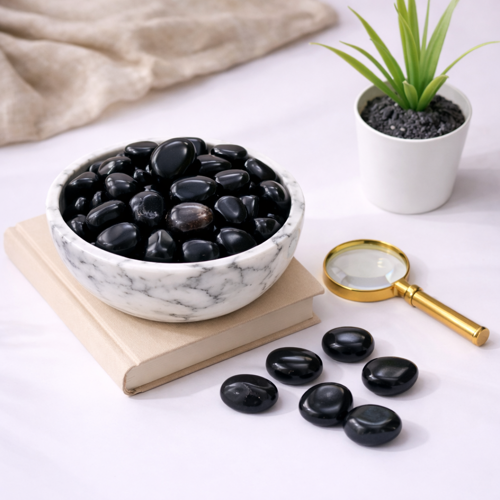 Black Obsidian Tumble