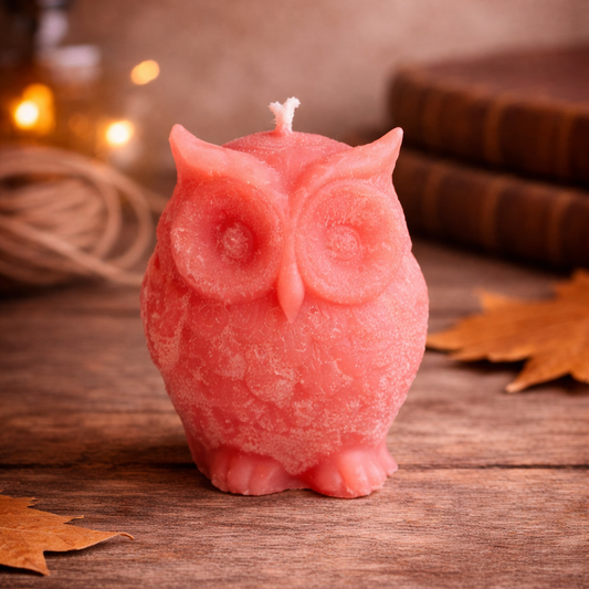 Owl Figurine Candle