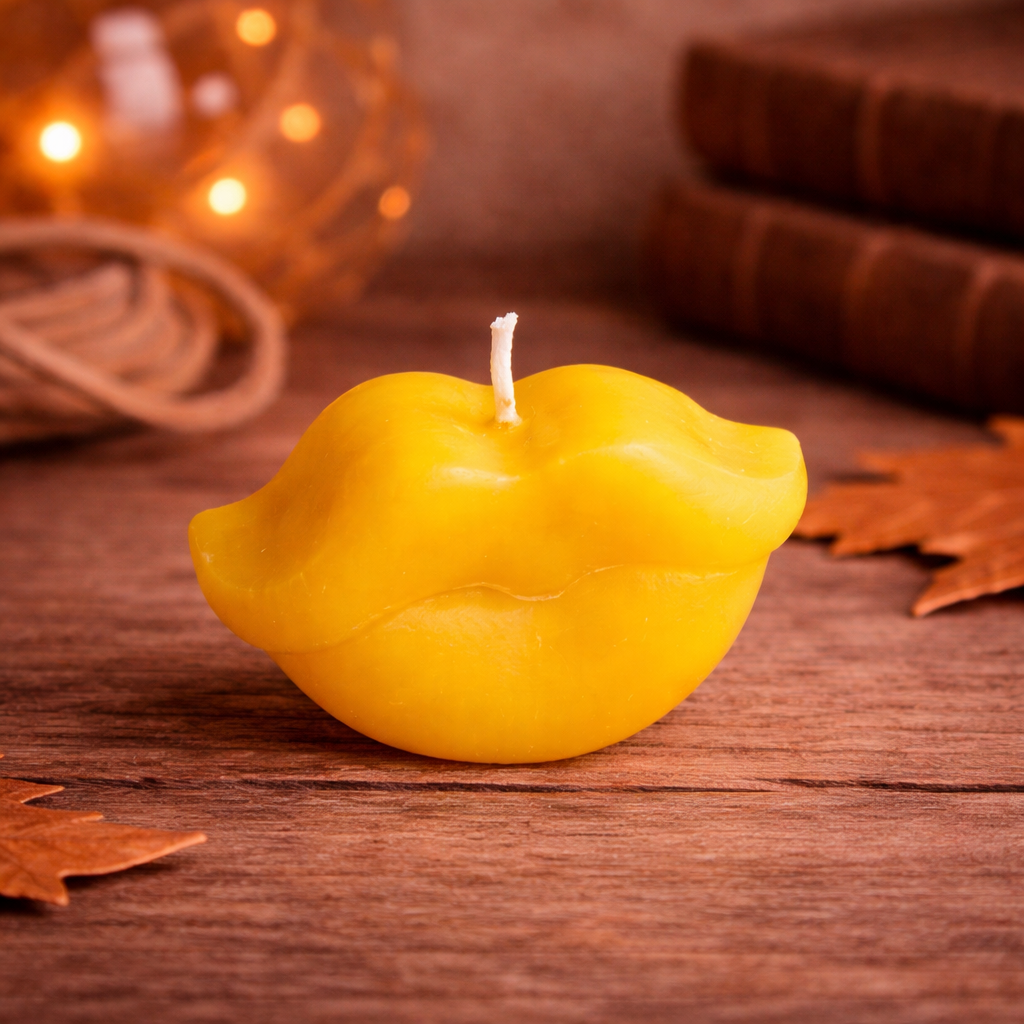 Lip Figurine  Candle 