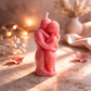 Hugging Couple Figurine Candles
