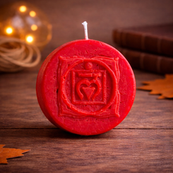 Red Root Chakra Decorative Candle