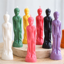 Male Figurine Soy Candle | Colour Option Available