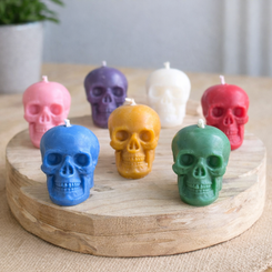 Small Size Skull Soy Candle| Colour Option Available