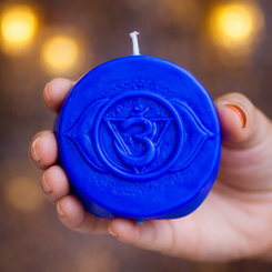Indigo Third eye Decorative Candle