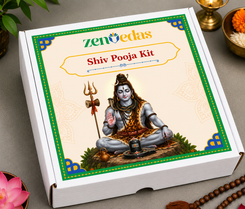 ZENVEDAS Complete Shiv Pooja Kit with Shiv Chalisa