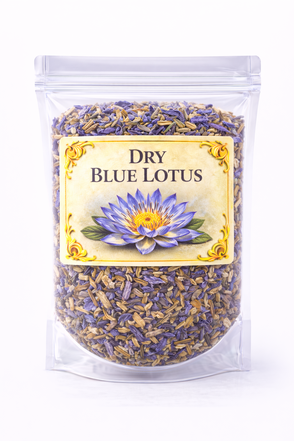 Dry Blue Lotus