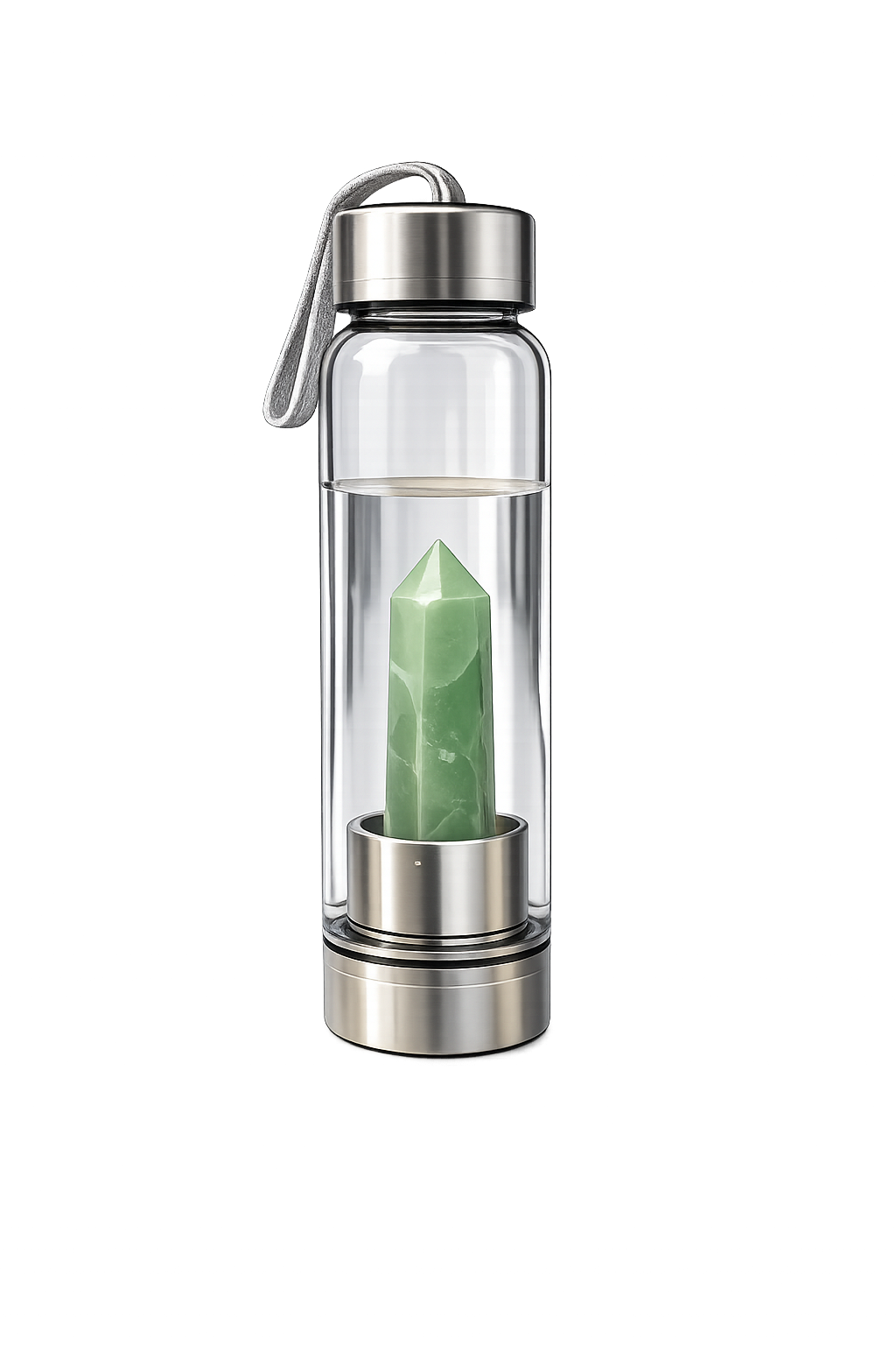 Aventurine Crystal Bottle