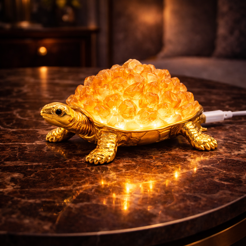 Citrine Crystal Turtle