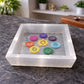 Selenite 7 chakra symbol box