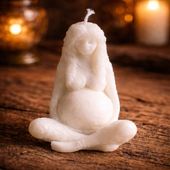 Goddess Gaia figurine Candle