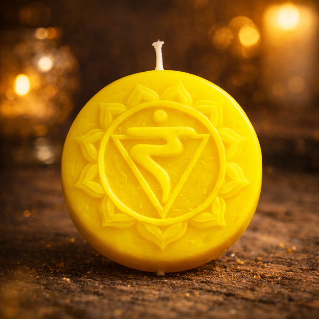 Yellow Solar Plexus Decorative Candle