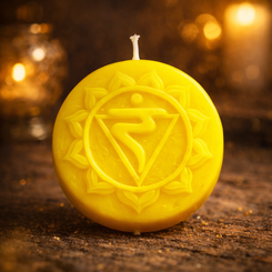 Yellow Solar Plexus Decorative Candle