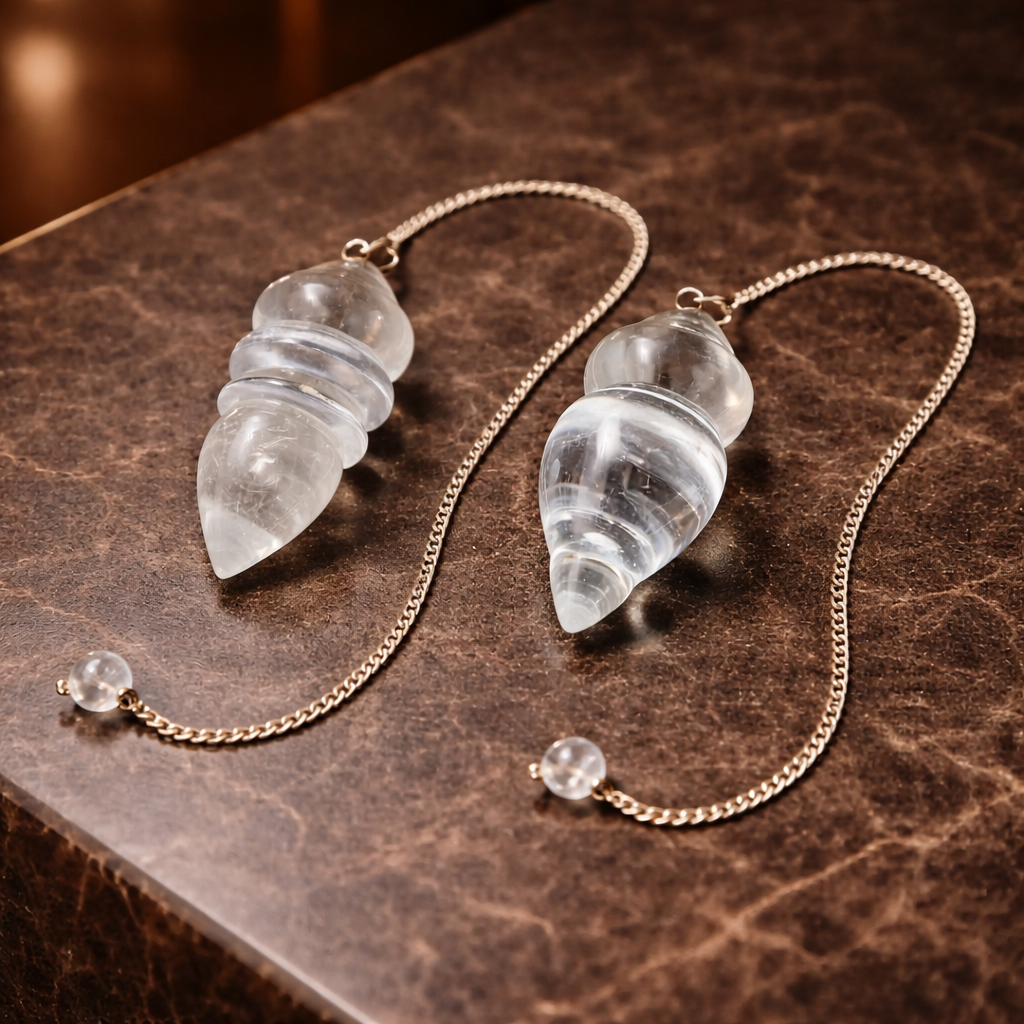 Clear Quartz Pendulum