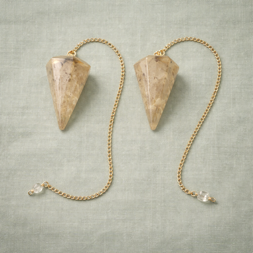 Clear Quartz Organ Pendulum