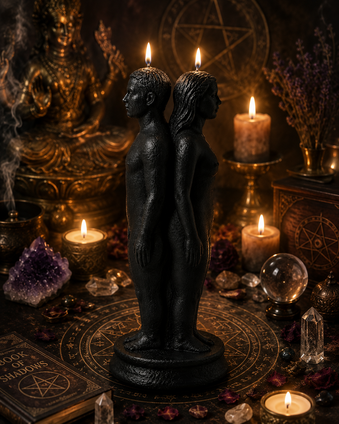 ZENVEDAS Black Separation Candle