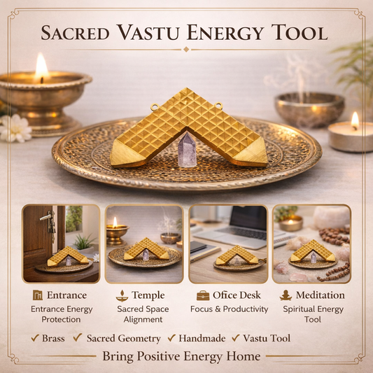 Brass Corner Vastu Dosh Pyramid