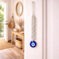 Selenite + Evil Eye Hanging