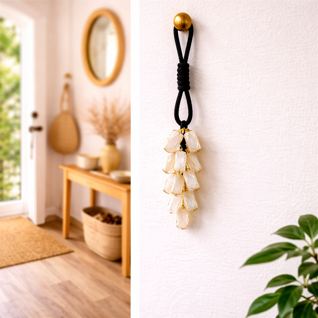 Selenite Hanging Raw Stone