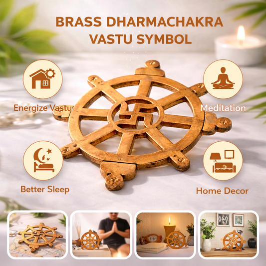 Copper Round Swastik Wheel