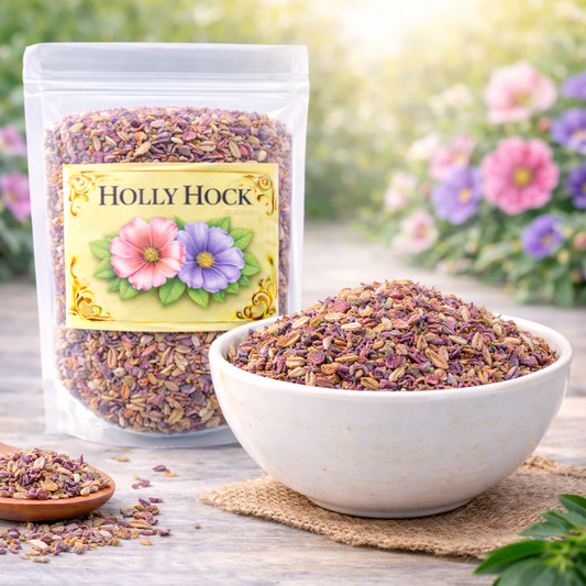 Hollyhock Flower Herb