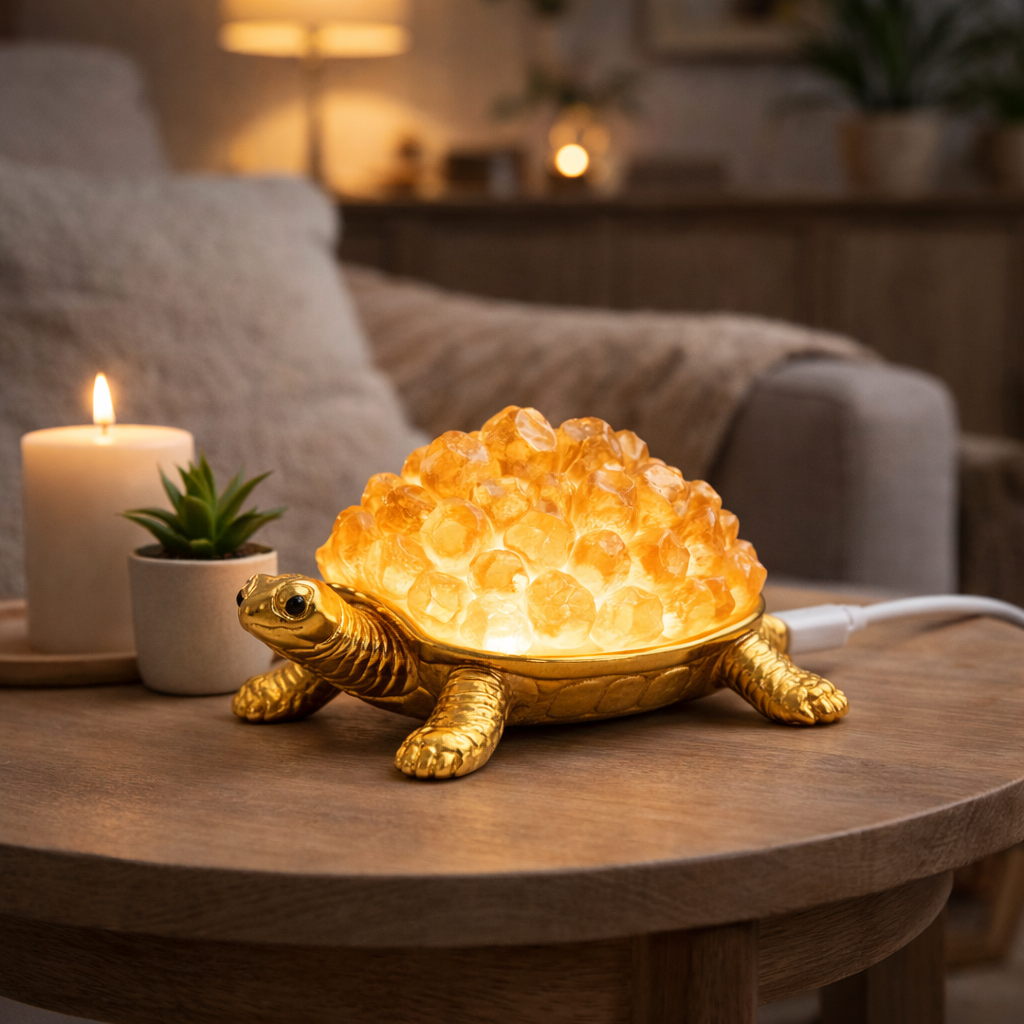 Citrine Crystal Turtle
