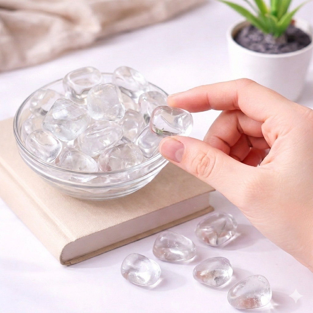 Clear Quartz Tumble