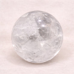 clear quartz sphere for amplification and clarity