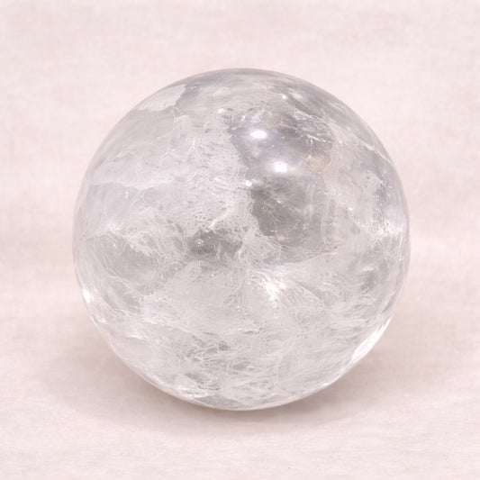 clear quartz sphere for amplification and clarity