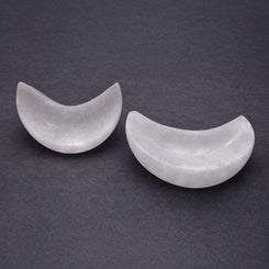 selenite moon bowl for calm and emotional balance