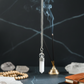 selenite crystal stone pencil pendulum