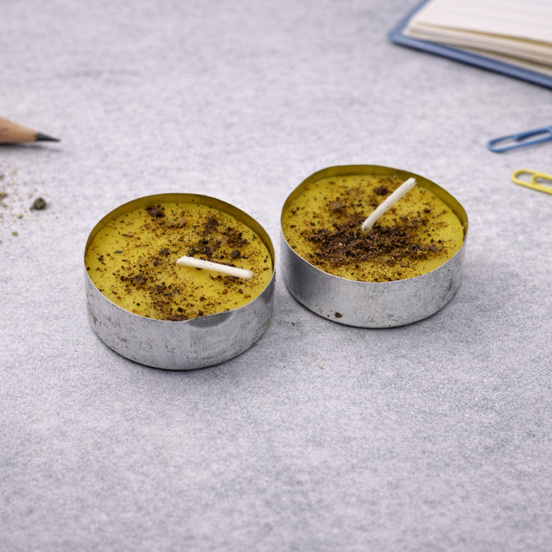 focus intention tealight for concentration and mental clarity