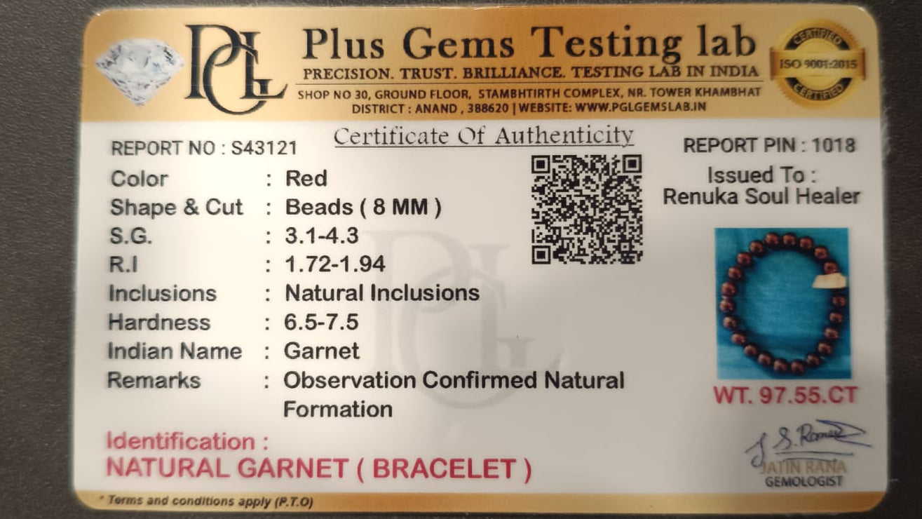 Garnet Bracelet